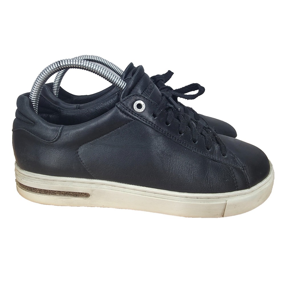 Birkenstock Shoes Womens 39 US 8 - 8.5 Bend Low Black Leather Comfort Sneakers